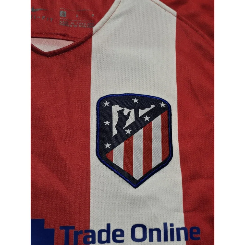 2017 Atletico Madrid‎ Home Football Shirt #11 Camilo Jersey Nike Mens S